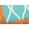 thumbnail image 4 of Nourison Home & Garden Indoor/Outdoor Aqua 7'9" x 10'10" Area Rug, (8x11), 4 of 5