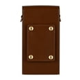 thumbnail image 3 of TECH CIRCLE Universal Inch Crossbody Phone Bag with Adjustable Shoulder Strap, Premium PU Leather Built-in Card Slot Shockproof Portable Cash Pocket Phone Case Bag, Coffee, 3 of 4