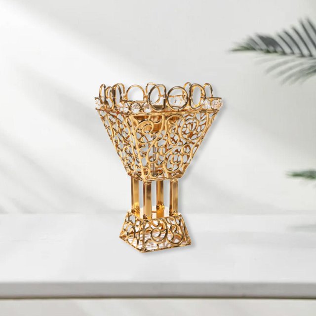 Quemador de incienso de metal soporte para incienso árabe decoración del hogar decoración del censurador de quemador portátil para la habitación del