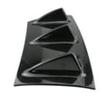 thumbnail image 4 of Shark Fin Style Chassis Spoiler Diffuser 3 5 Fins Rear Back Bumper Lip Splitter Black ABS Plastic for Universal Car DPQ001, 4 of 7