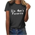 thumbnail image 2 of Otvok Womens Short Sleeve Tops Casual Solid Color Ladies Summer Blouses Dressy Plus Size T-Shirts, 2 of 6