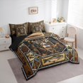 thumbnail image 3 of Castle Fairy Female Women Men Woodland Wildlife Deer Bedding Comforter Set 7-Piece,Pike Fish King Bedding Sets,Fishing And Hunting Ultra Soft Bed Sheets,Vintage Ultra Soft Home Decor,Reversible, 3 of 8