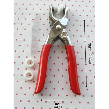 

1pc Red and White Iron Button Pliers Daily Essentials