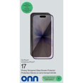 thumbnail image 4 of Onn Premium Privacy Scratch-and Impact-Absorbing Tempered Glass Screen Protector for iPhone 17, 4 of 5