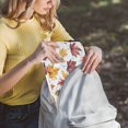 thumbnail image 5 of FORMRS 13-13.3 inch Laptop Sleeve Case Soft Carrying Quilted Computer Bag Cover, Gray Autumn Leaves, 5 of 7