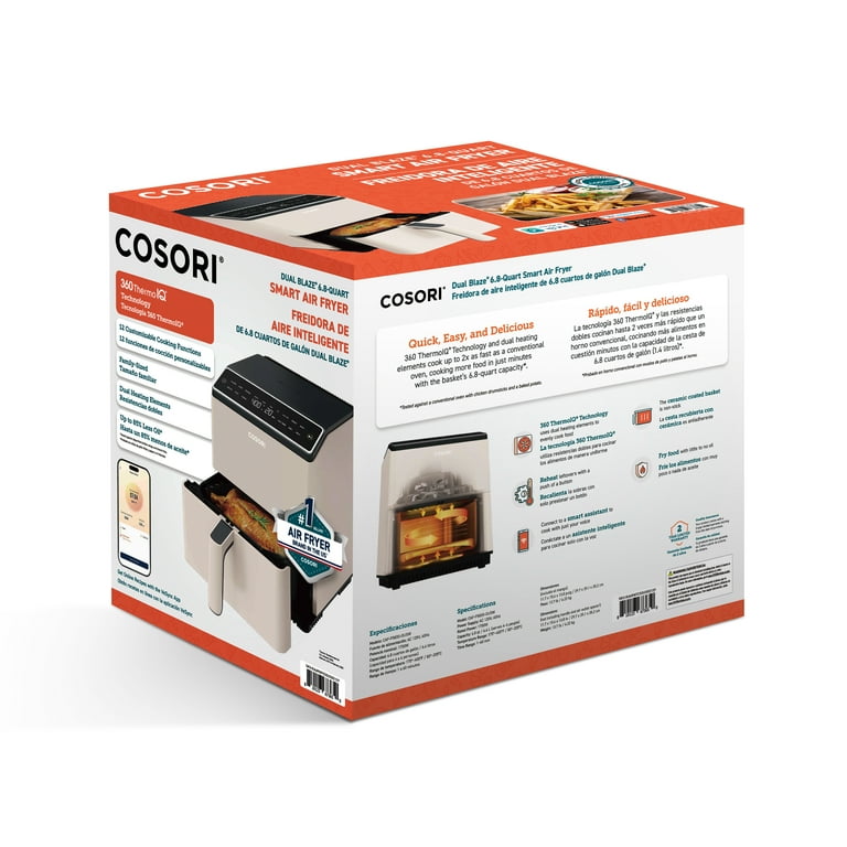 coyori セット COSORI Dual Blaze 6.8qt Ceramic Coating Smart Air Fryer