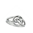 thumbnail image 4 of Oxidized Celtic Triquetra Infinity Knot Ring 925 Sterling Silver Band Jewelry Female Male Size 12, 4 of 4