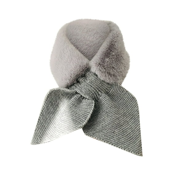 Fashionable Women’s Villus Winter Scarf for Ladies - Warm Bib for Outerwear
