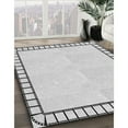 thumbnail image 3 of Ahgly Company Machine Washable Indoor Round Transitional Platinum Gray Area Rugs, 5' Round, 3 of 7