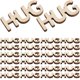 thumbnail image 4 of Wooden Hug Cutouts for DIY Crafts Beige Decorative Wood Hug Pieces Stress Reliever Gift 100pcs, 4 of 5
