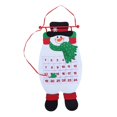 thumbnail image 1 of Countdown To Christmas Santa Advent Calendar Christmas Tree Hanging Ornaments Decoration For Home Office Party Decor (snowman)White, 1 of 2