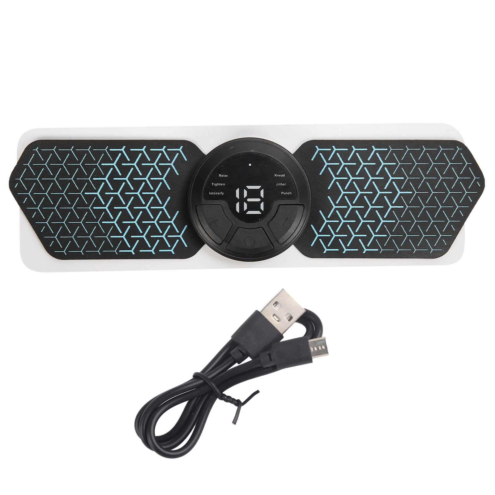 EMS Electronic Muscle Toner Rechargeable Style Slimming Massage Belt for Thigh Calf Arm Forearm Walmart