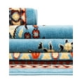 thumbnail image 6 of Unique Loom Reza Collection Area Rug - Washington (10' x 13' 1" Rectangle Light Blue/Cream), 6 of 7