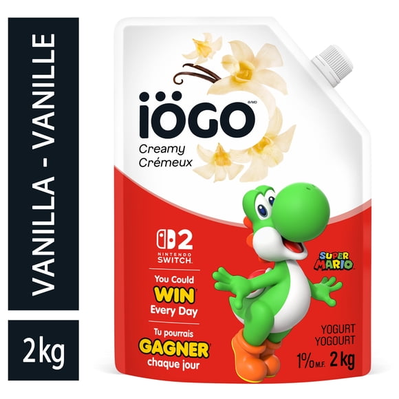 iÖGO Pochette de yogourt à la vanille 1 %