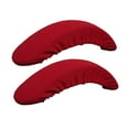 thumbnail image 2 of 1 Pair Stretch Fabric Furniture Armrest Cover, Non Slip & Comfortable, Fits Most Red, 2 of 7