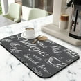 thumbnail image 2 of Coffee Maker Mat diatom mud , (Coffee Station Bar Accessory) Protects Kitchen Countertops From Spills, Stains & Scratches, Absorbent, Waterproof, Washable ,Chalkboard ,19.5x12in, 2 of 7