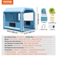 thumbnail image 6 of VEVOR Inflatable Paint Booth, 9.8 x 8.2 x 8.2 ft Inflatable Spray Booth, with 550W Powerful Blower and Air Filter System, Portable Car Paint Booth for Motorcycle, Bicycle, Small Furniture Painting, 6 of 9
