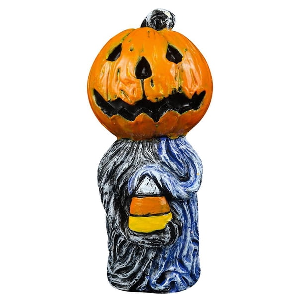 Calabaza De Halloween Adornos De Enano Cabeza De Calabaza Figuras De Enano Decoraciones De Resina Para El Hogar Para El Jardín Sala De Estar Dormitorio Noticed HA041681-01