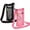Black+Pink, variant on 2PCS Water Bottle Holders, Water Bottle Carrier with Adjustable Shoulder Strap Beach Bottle Bag Water Bottle Sling Dog Water Bottle Sleeve for Sports Gym Hiking Camping Walking