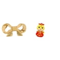 thumbnail image 1 of Adorno de latón con forma de serpiente y lazo para cajones de cocina, figura Feng Shui, artesanía para sala de estar, baño, armario, cómoda., 1 of 8
