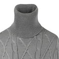 thumbnail image 3 of ZKCCNUK Autumn And Winter New Leisure Daily Commuting Trend Persality Solid Color High Neck Men's Sweater, 3 of 3