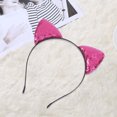 thumbnail image 2 of Cat Ears with Bell Hair Headband Cosplay Party Headband Gift Hair Accessory, 2 of 6