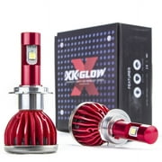 XKGLOW Single Beam 76W CREE LED Headlight Set