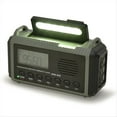 thumbnail image 1 of Solar Hand Crank AM FM SW NOAA Weather Radio 4 Ways Powered 10000MAh Multifunction Radio Torch SOS Alarm Power Bank, 1 of 6