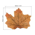thumbnail image 2 of Uxcell Artificial Leaves Fall Maple Autumn Fake Leaf Decoration, Coffee Yellow 300 Pack, 2 of 5