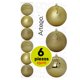 thumbnail image 1 of Esferas Navideñas Grandes Gigantes 15cm Set Paquete 6 piezas decoración navidad acabados mate, brillante y cromada Inastillables Christmas balls ornaments, 1 of 6