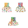 thumbnail image 2 of Grandes tarjetas de rompecabezas 3D de madera de dibujos animados de frutas y verduras de tráfico de bebé de aprendizaje educativo Jigsaw Toys Eigraketly WJ4004-02B, 2 of 7