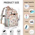 thumbnail image 2 of Artistic Floral Design Spine-Protecting Backpack for Teens, 2 of 6