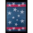 thumbnail image 1 of 9 x 12 ft. Reversible RV Outdoor Patio Mat - Red, White & Blue Stars N Stripes, 1 of 1