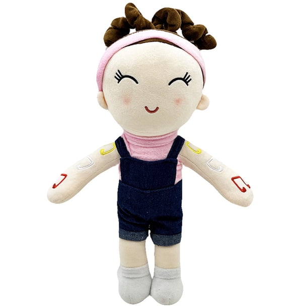 Muñeca Cómoda Con Almohada Cantante Dibujos Animados Peluche Suave para Niñas Y (puede Hablar B)