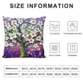 thumbnail image 5 of SHANXI Throw Pillow Covers Yellow Plant Cushion Cover Soft Pillow Cases for Home Sofa Bed Chair Car Office Decorative 20x20in, 5 of 5