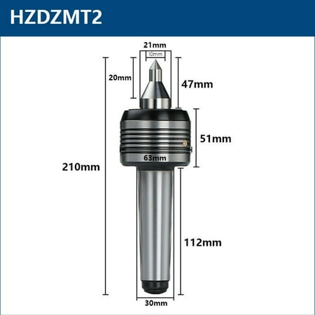 

RANMEI MT2 MT3 MT4 Live Center For Morse Taper Precision Revolving Bearing Turning Lath