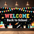 thumbnail image 4 of Colorful Design Back to School Banner Educational Theme Welcome Decoration for Classroom Decor School Event Kids Party, 4 of 7
