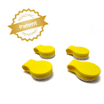 thumbnail image 5 of MiReDe Shower Curtain Keeper, Shower Curtain Clips, Easy to Install, Pack of 4, Buttercup Yellow, 5 of 5