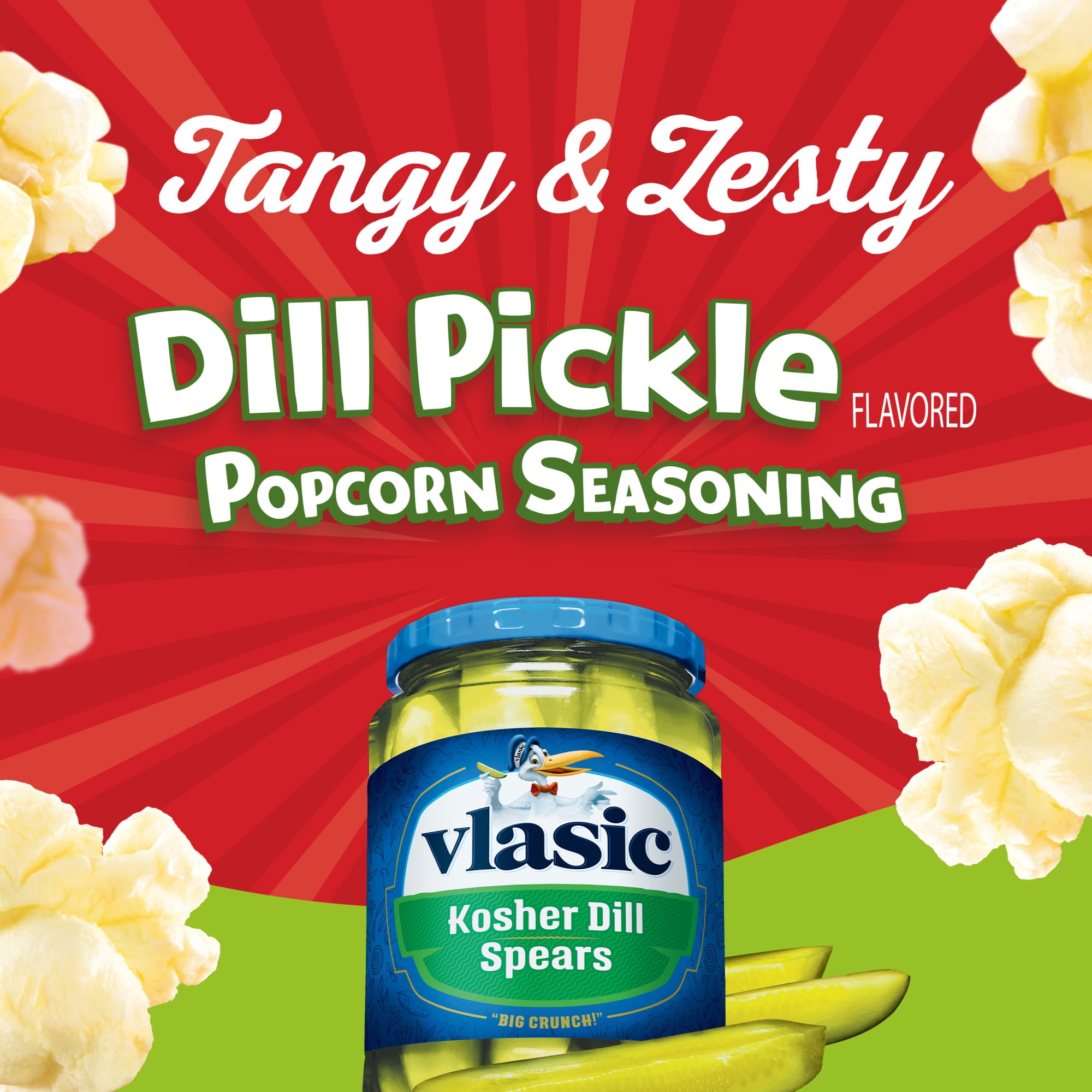 Orville Redenbacher's Vlasic Dill Pickle Flavored Popcorn Seasoning, 2.6 oz.