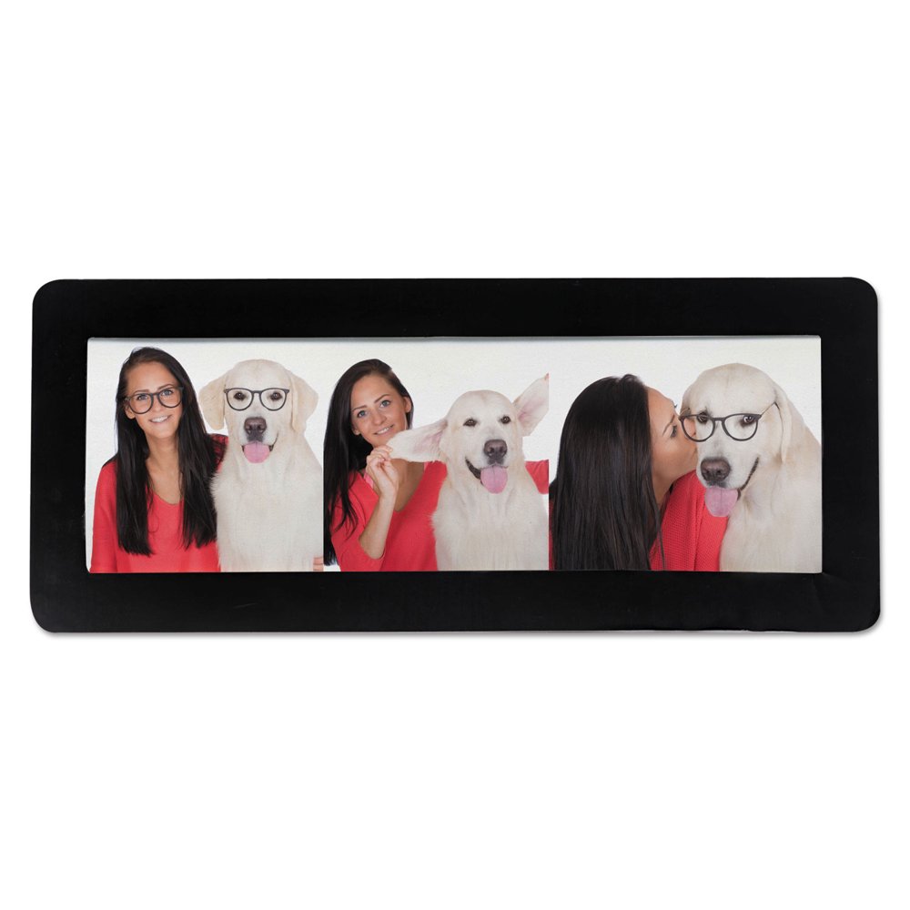 Magnetic Picture Frames, Black, 2 x 6 1/4, 4/Pack - Walmart.com
