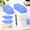 Fluorescent Blue-Fluorescent Color, variant on 800 Sheet Morandi Blue Morandi Color Transparent Sticky Note Set with Dual-Tip Marker