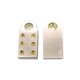 thumbnail image 3 of Kenally Abrazadera de Terminal de de coche, Conector de calibre AWG de Audio Universal de aleación de Zinc con anillo de fijación, piezas de Vehículos, repuestos y accesorios Mis 1 par Kenally VI015773-02B, 3 of 6