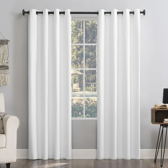 Par de cortinas Sun Zero Columbia 100% opacas, 50 x 213 cm