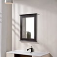 thumbnail image 2 of Dreamwerks Solid Wood Wall Mirror, 24" W x 32" H, Chocolate Finish, 2 of 4