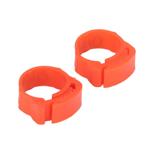 Anillos para patas de pollo Octpeak 50 Unidades Naranja para Entrenamiento