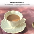 thumbnail image 4 of Injueey Taza de té, taza de café, artículos para beber, mano de obra fina, tamaño compacto, duradero, exquisito, atractivo, juego de tazas Juegos de servir café y té Tipo 2 101-200ml, 4 of 6