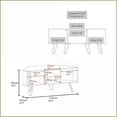 thumbnail image 5 of TV Furniture | Mid-Century Modern Compact TV Stand for Small Spaces | Black | Engineered Wood, 5 of 7
