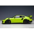 thumbnail image 3 of Porsche 911 (991.2) GT2 RS Weissach Package Acid Green with Carbon Stripes 1/18 Model Car by Autoart, 3 of 11