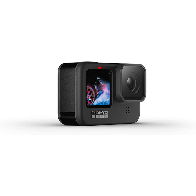  GoPro HERO9 Black - Waterproof Action Camera with Front LCD  and Touch Rear Screens, 5K HD Video, 20MP Photos, 1080p Live Streaming,  Stabilization + Sandisk 64GB Card and Extra Battery : Electronics