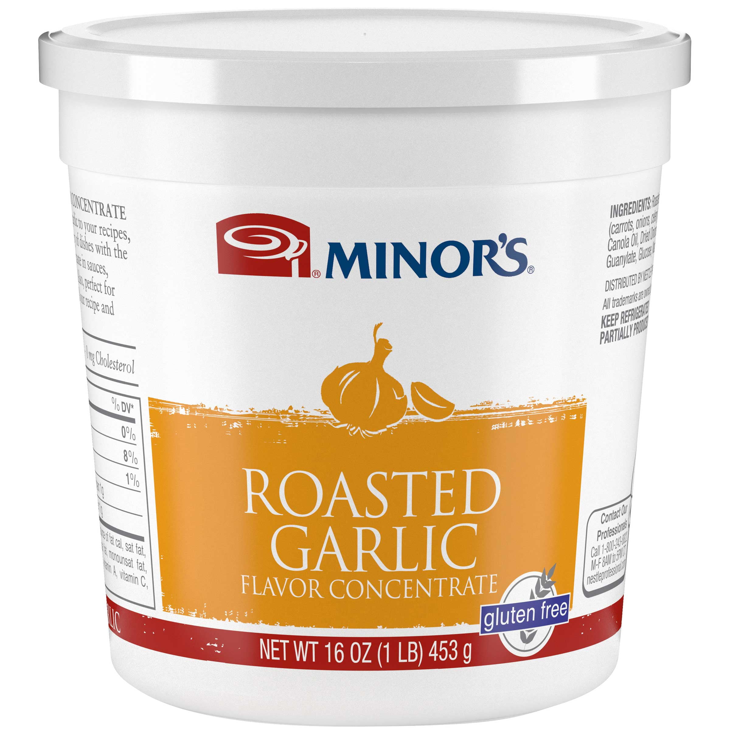 Nestle Minors Roasted Garlic Flavor Concentrate, 1 Pound - 6 per case.